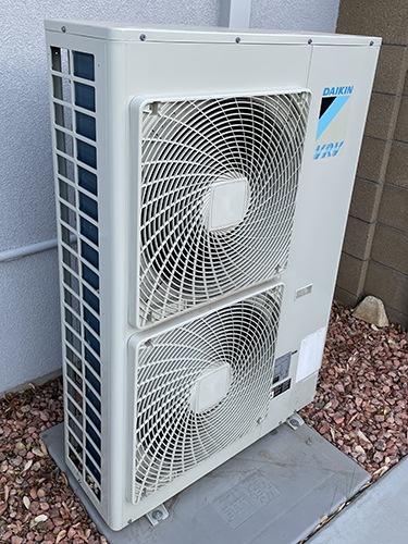 Daikin AC Unit on Outside Ground Unit